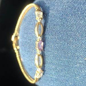 VINTAGE gold tone bracelet